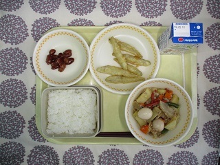 1月27日の学校給食(中学校献立)