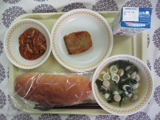 1月28日の学校給食(中学校献立)