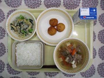 1月31日の学校給食(中学校献立)