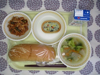 2月6日の学校給食(中学校献立)