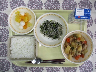 2月10日の学校給食(中学校献立)