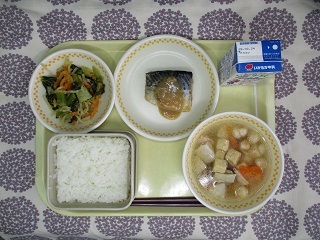 2月17日の学校給食(中学校献立)