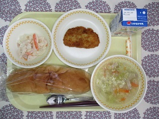 2月20日の学校給食(中学校献立)