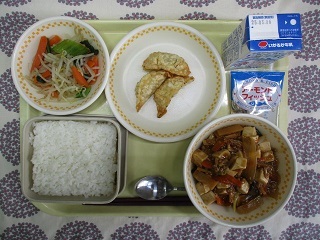 2月26日の学校給食(中学校献立)