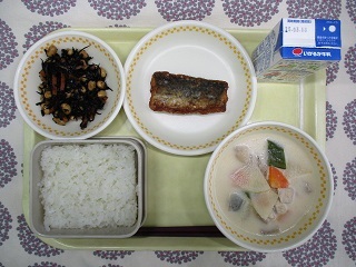 2月28日の学校給食(中学校献立)