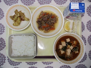3月5日の学校給食(中学校献立)