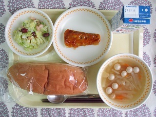 3月11日の学校給食(中学校献立)