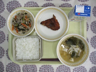 3月17日の学校給食(中学校献立)