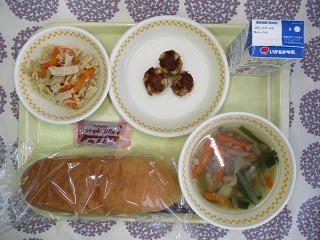 3月18日の学校給食(中学校献立)