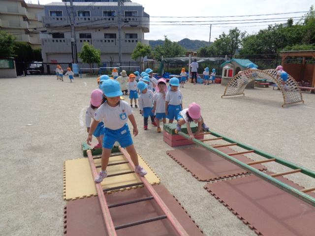4歳児サーキット遊び