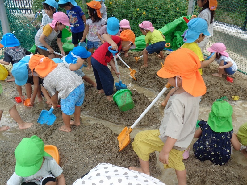 4歳児水遊び