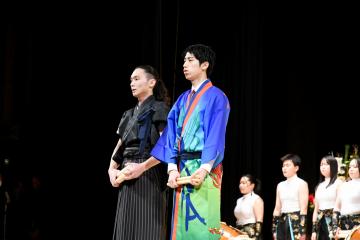 山麓太鼓演奏の様子2
