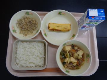 4月23日の学校給食（小学校A献立）の写真