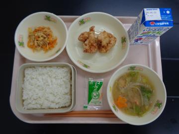 5月14日の学校給食（小学校A献立）の写真