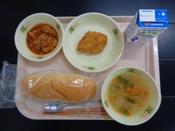 6月3日の学校給食（小学校A献立）の写真