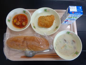 6月19日の学校給食（小学校A献立）の写真