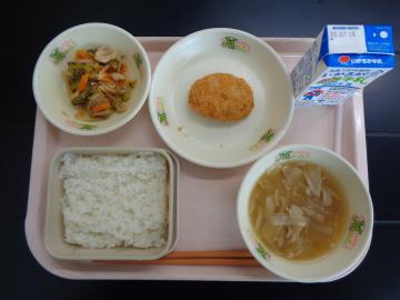 7月2日の学校給食（小学校A献立）の写真
