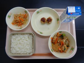 10月20日の学校給食（小学校A献立）の写真