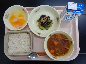 10月24日の学校給食（小学校A献立）の写真