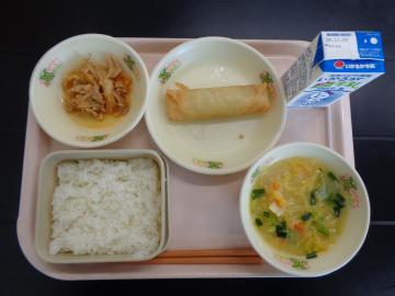 10月27日の学校給食（小学校A献立）の写真