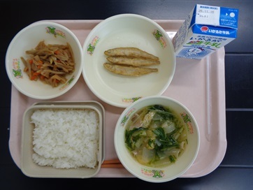 11月7日の学校給食（小学校A献立）の写真