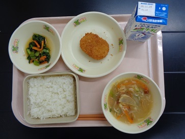 11月21日の学校給食（小学校A献立）の写真