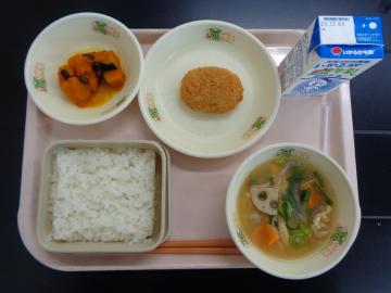 12月1日の学校給食（小学校A献立）の写真