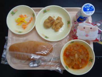 12月11日の学校給食（小学校A献立）の写真