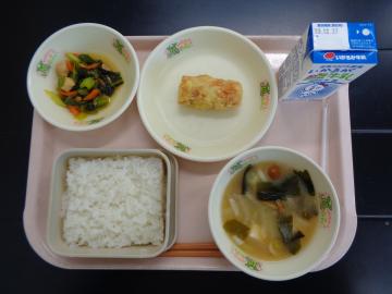 12月19日の学校給食（小学校A献立）の写真