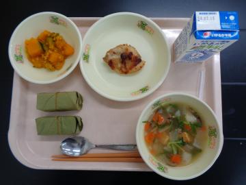 1月28日の学校給食（小学校A献立）の写真
