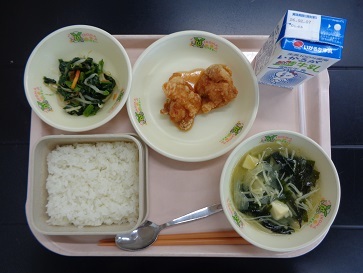 1月30日の学校給食（小学校A献立）の写真