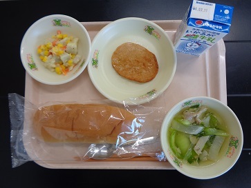 2月3日の学校給食（小学校A献立）の写真