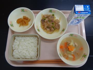 2月19日の学校給食（小学校A献立）の写真