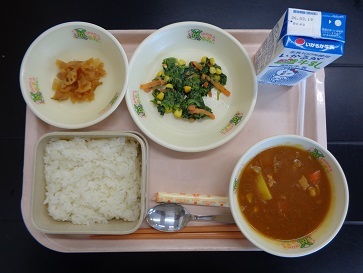3月11日の学校給食（小学校A献立）の写真