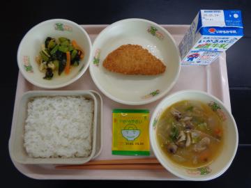 5月16日の学校給食（小学校B献立）の写真