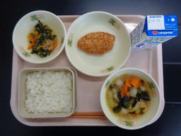 6月27日の学校給食（小学校B献立）の写真