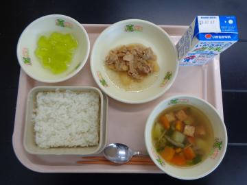 6月30日の学校給食（小学校B献立）の写真