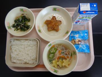 7月2日の学校給食（小学校B献立）の写真