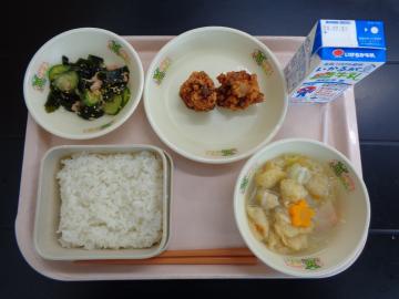 7月14日の学校給食（小学校B献立）の写真
