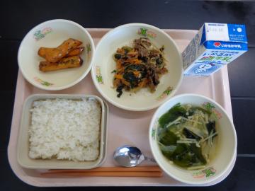 9月1日の学校給食（小学校B献立）の写真