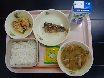 9月5日の学校給食(小学校B献立)の写真