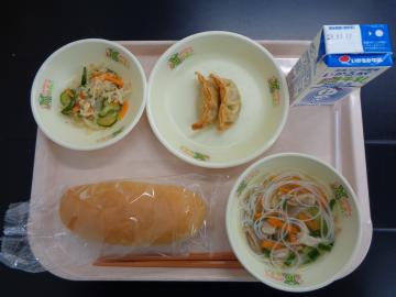 9月9日の学校給食（小学校B献立）の写真