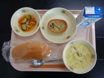 9月11日の学校給食（小学校B献立）の写真