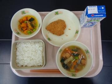 9月29日の学校給食（小学校B献立）の写真
