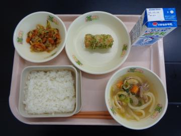 10月8日の学校給食（小学校B献立）の写真