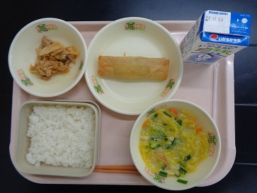10月29日の学校給食（小学校B献立）の写真
