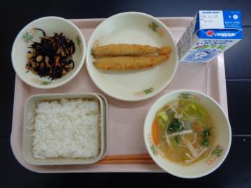 11月5日の学校給食（小学校B献立）の写真