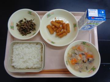 12月8日の学校給食（小学校B献立）の写真