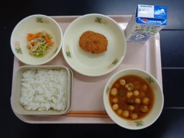 1月9日の学校給食（小学校B献立）の写真