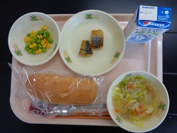 2月3日の学校給食（小学校B献立）の写真